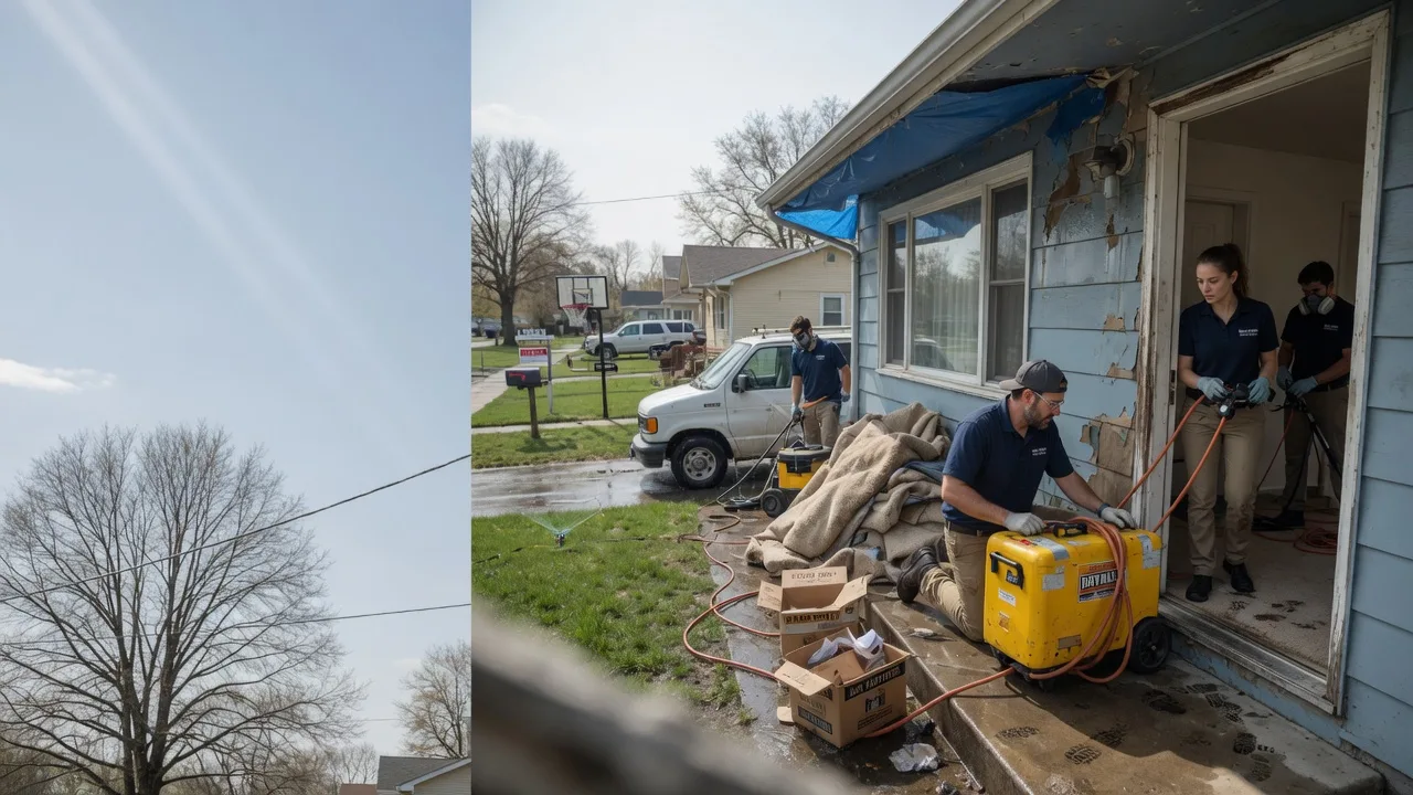 Basement Flood Cleanup in Addison, TX near me